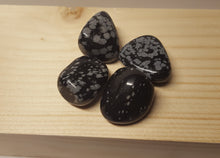 Load image into Gallery viewer, Snowflake Obsidian Tumbled Stone