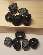 Load image into Gallery viewer, Snowflake Obsidian Tumbled Stone