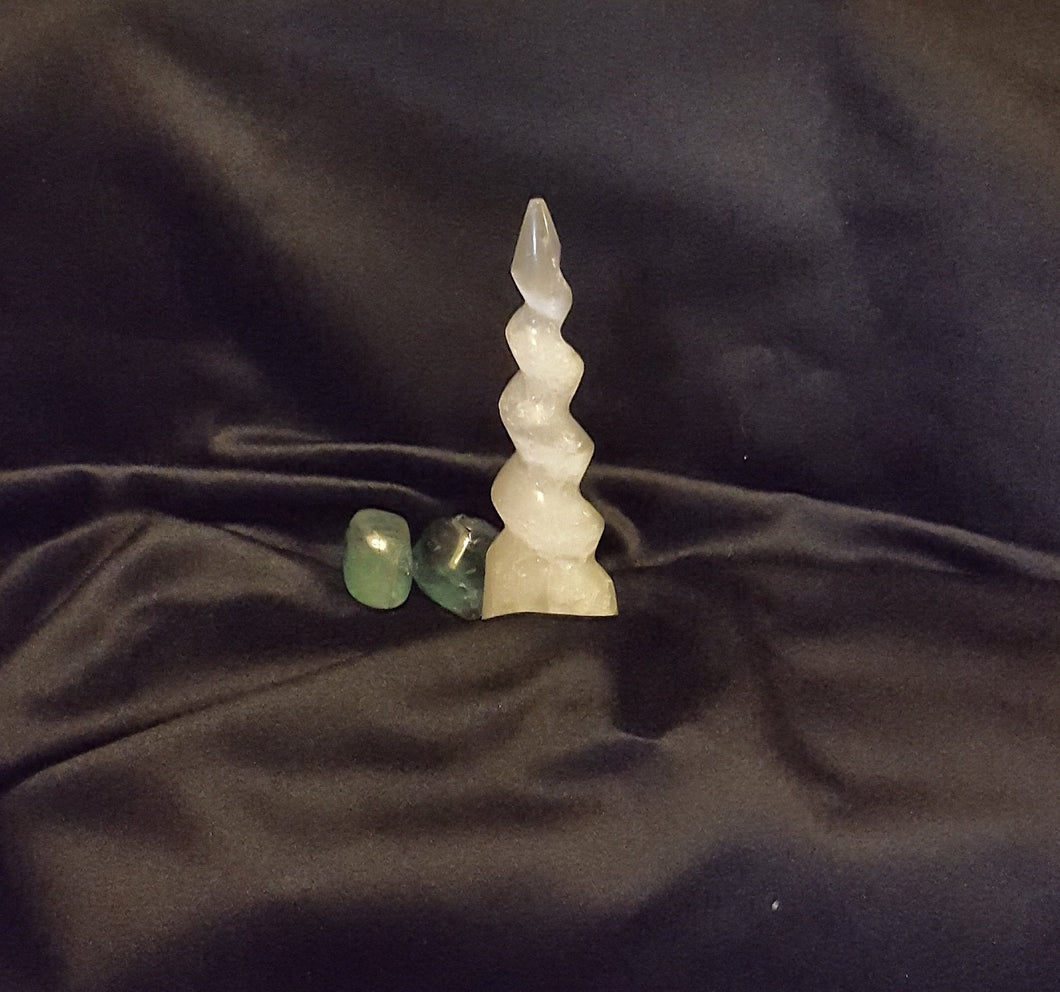 Selenite Spiral Crystal