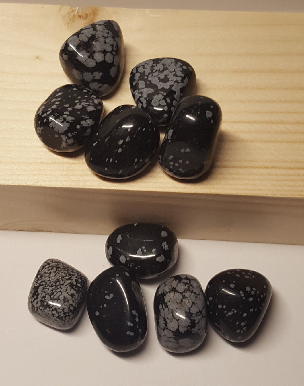 Snowflake Obsidian Tumbled Stone